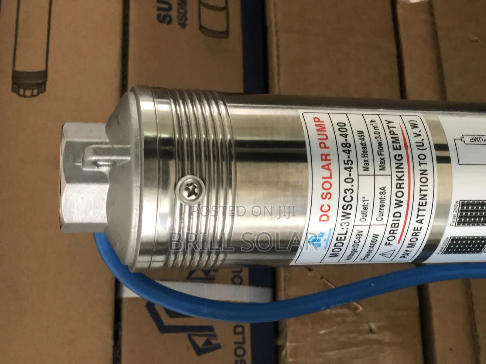 0.5hp GOLDEN HOUSE DC Solar Submersible Pump