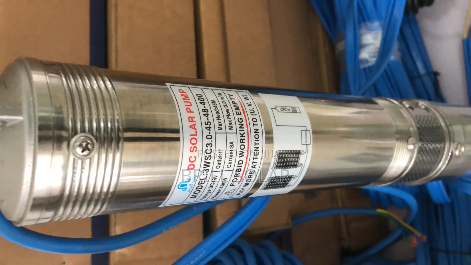 0.5hp GOLDEN HOUSE DC Solar Submersible Pump