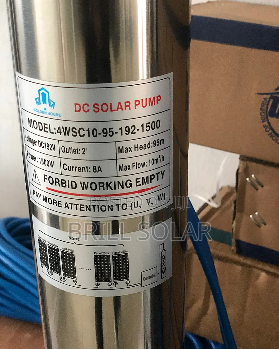 2hp Golden House Dc Solar Submersible Pump