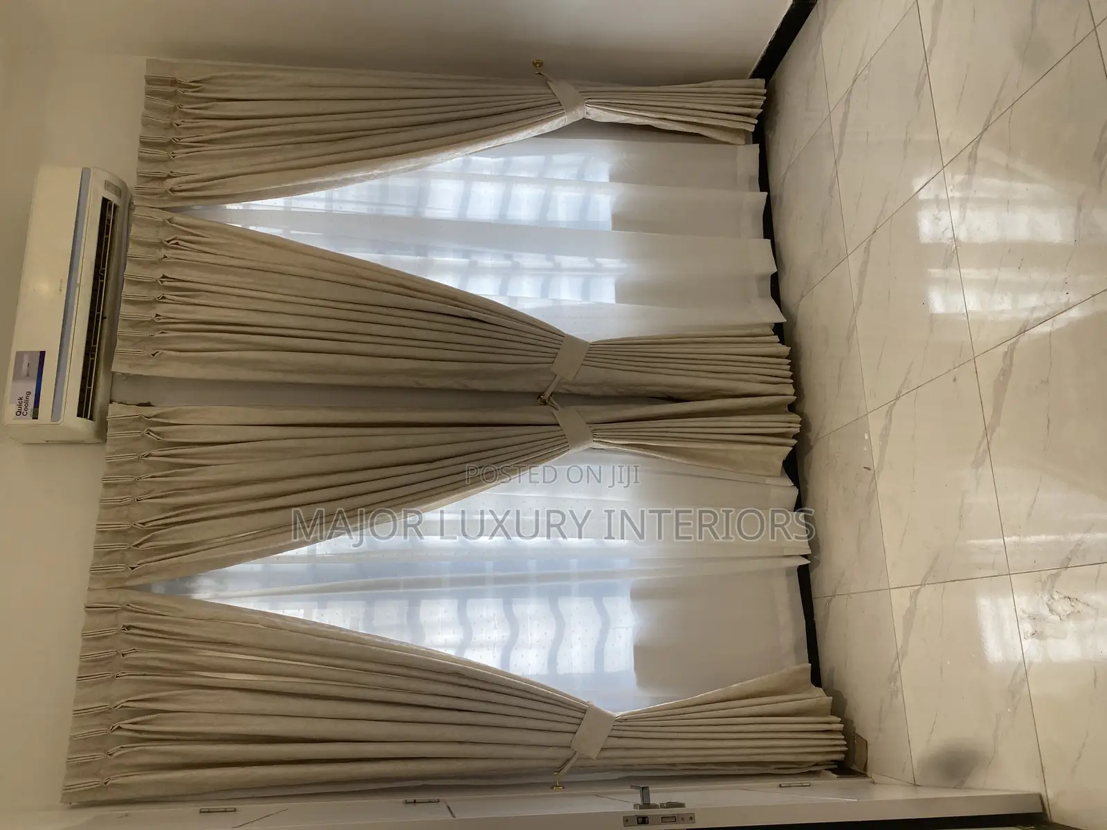 Turkey Curtain Material With 3 Pleated Design