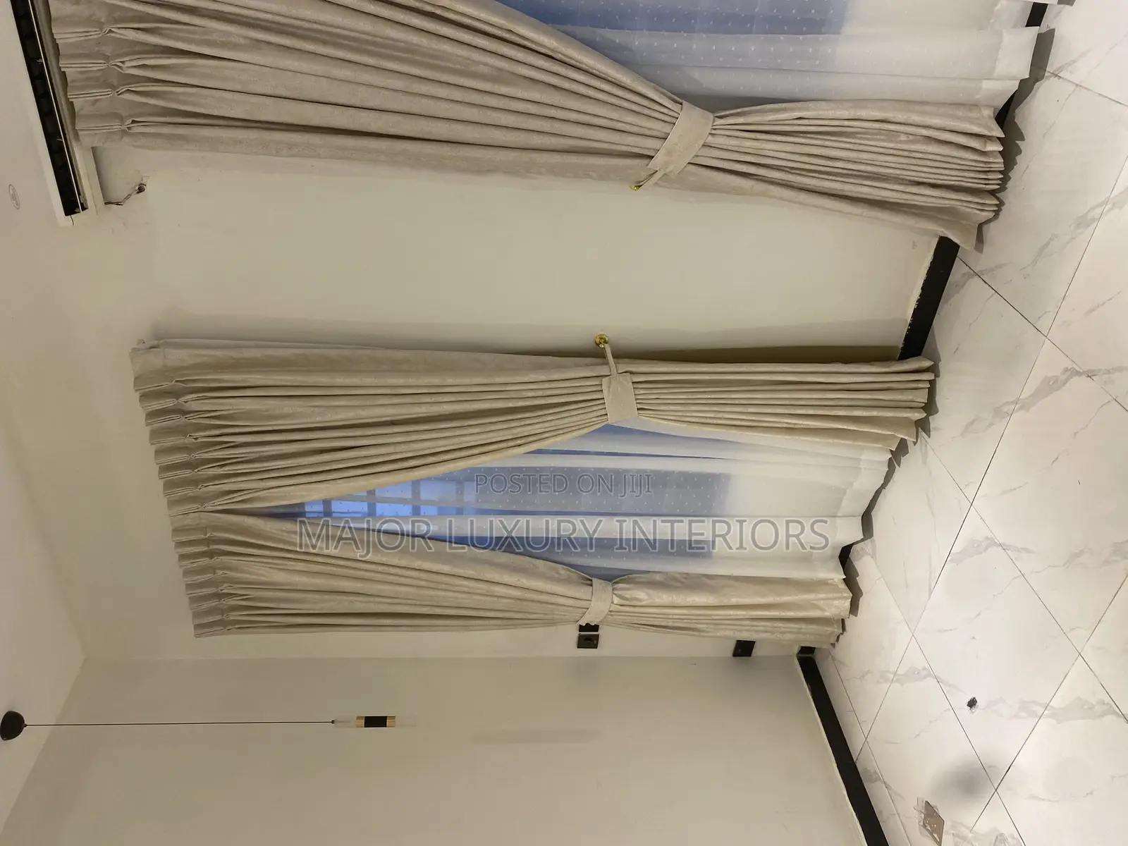 Turkey Curtain Material With 3 Pleated Design
