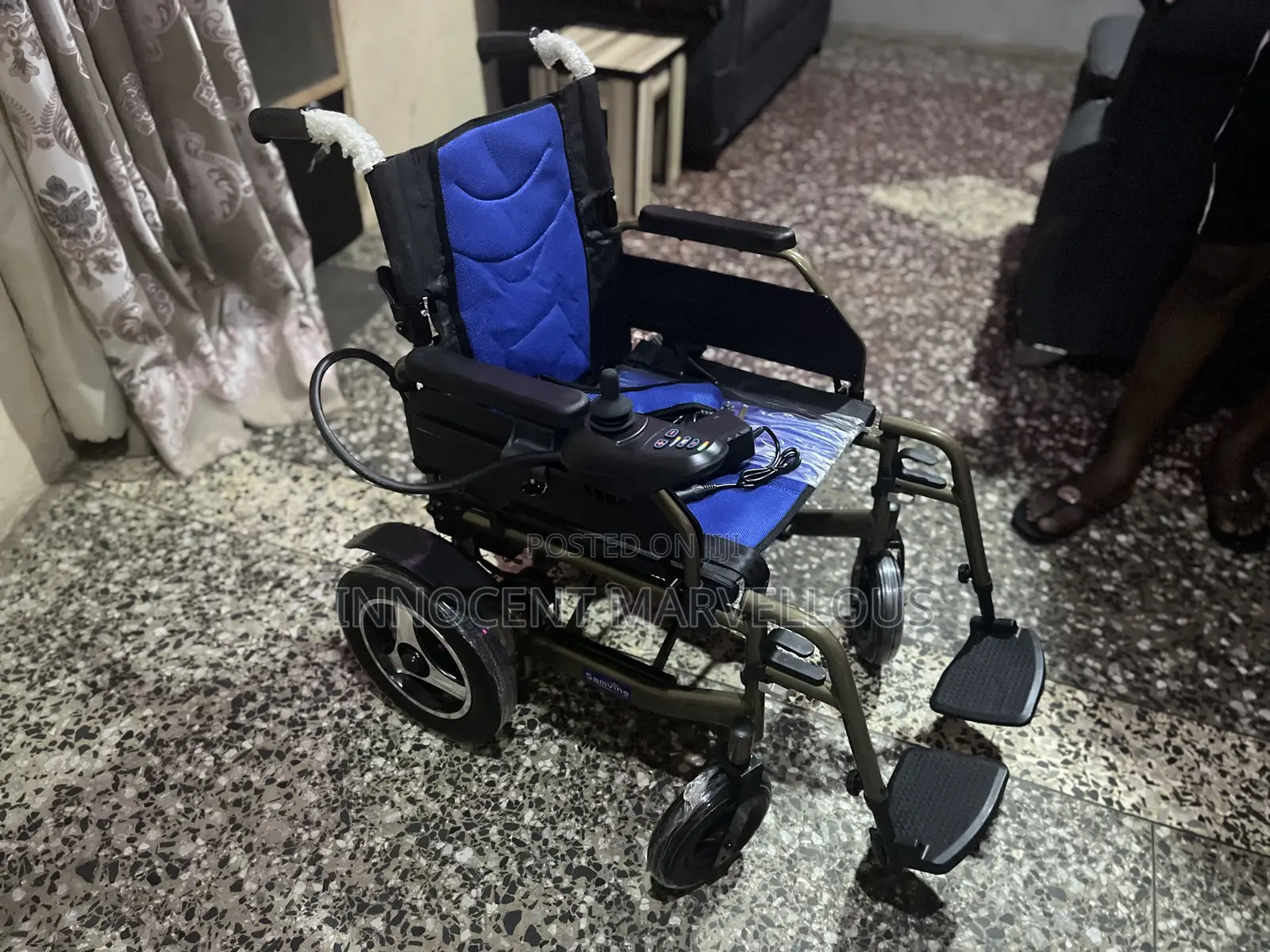 Foldable Motorized Stainless Wheelchair