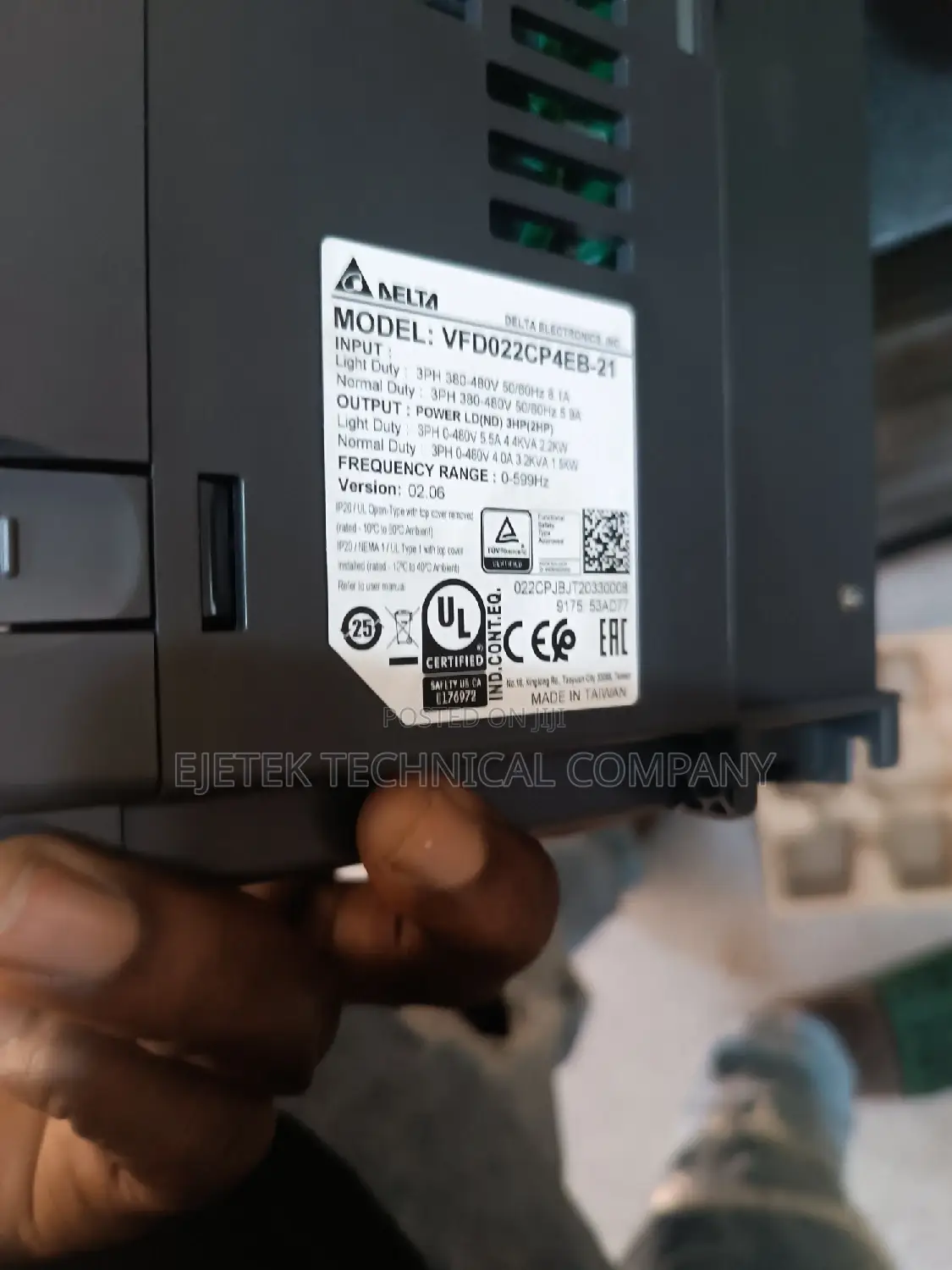 Delta Inverter Drive 2.2kw/3hp