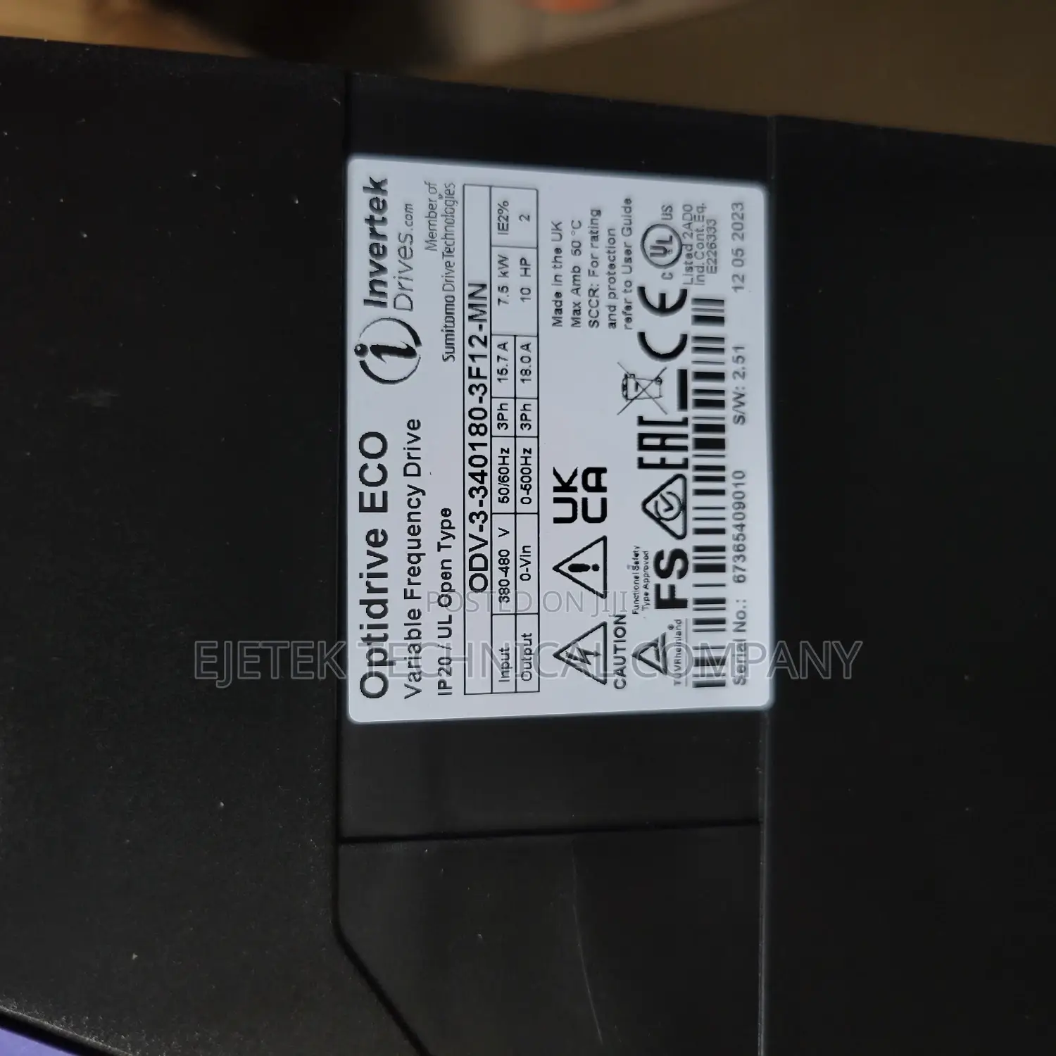 Opti_drive 7.5kw/10hp Speed Control