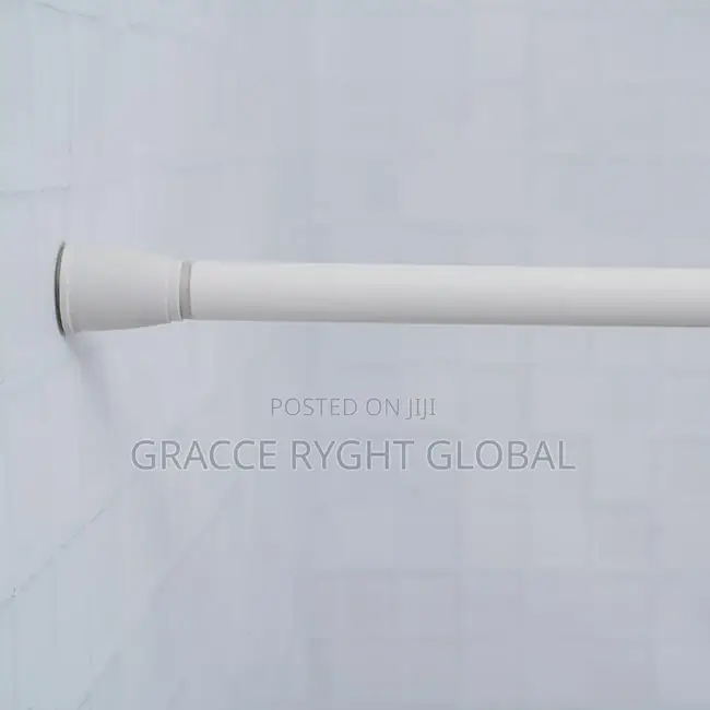 140/260cm Extendable Shower Curtain Pole