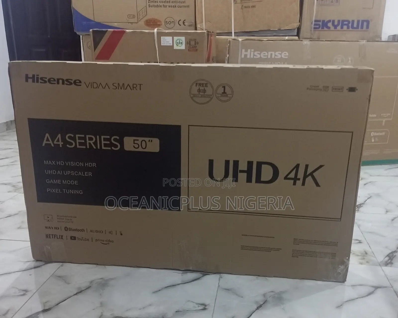 Hisense 50 Inches Smart Tv {50A4H} Available