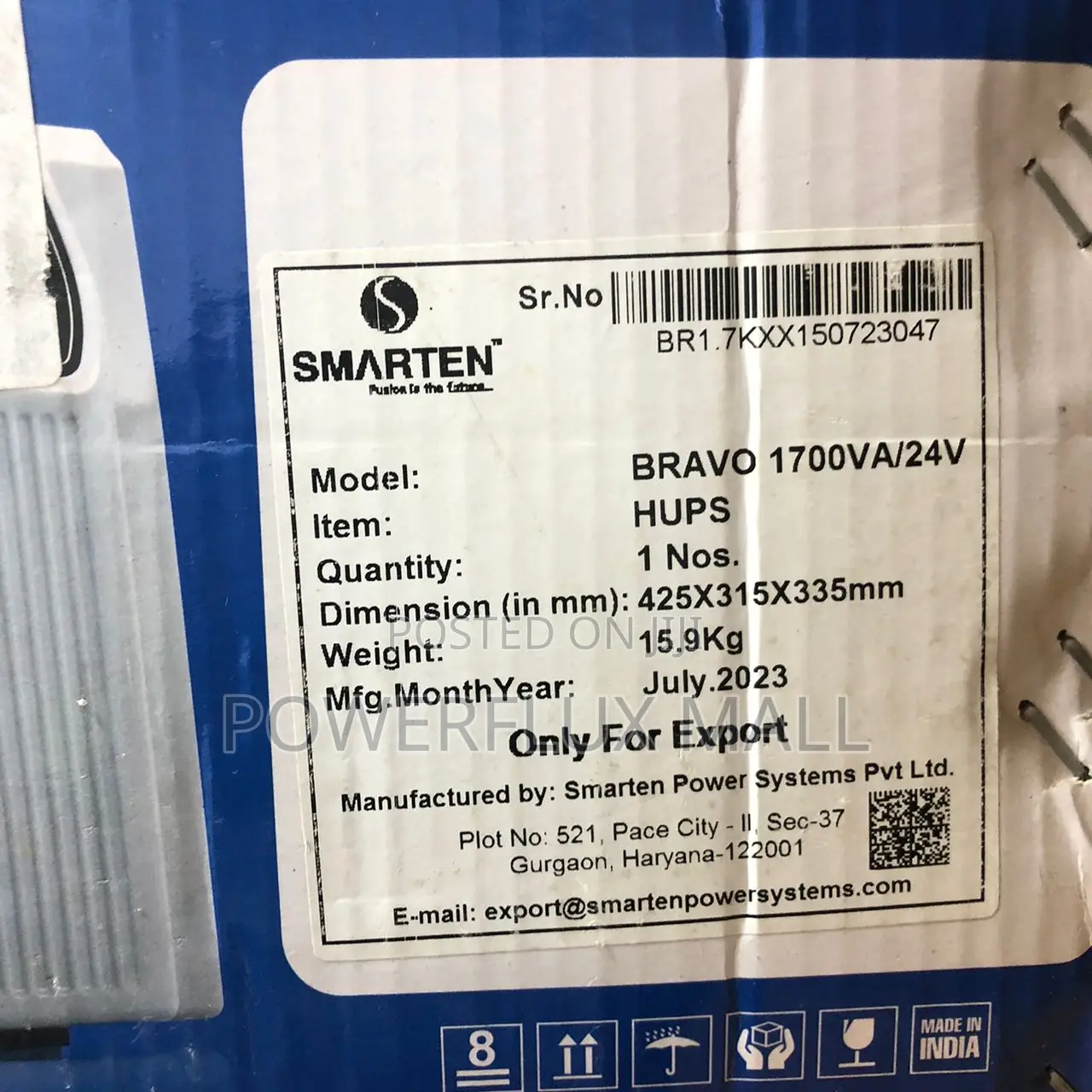 1.7kva/24v Smarten Puresine Inverter