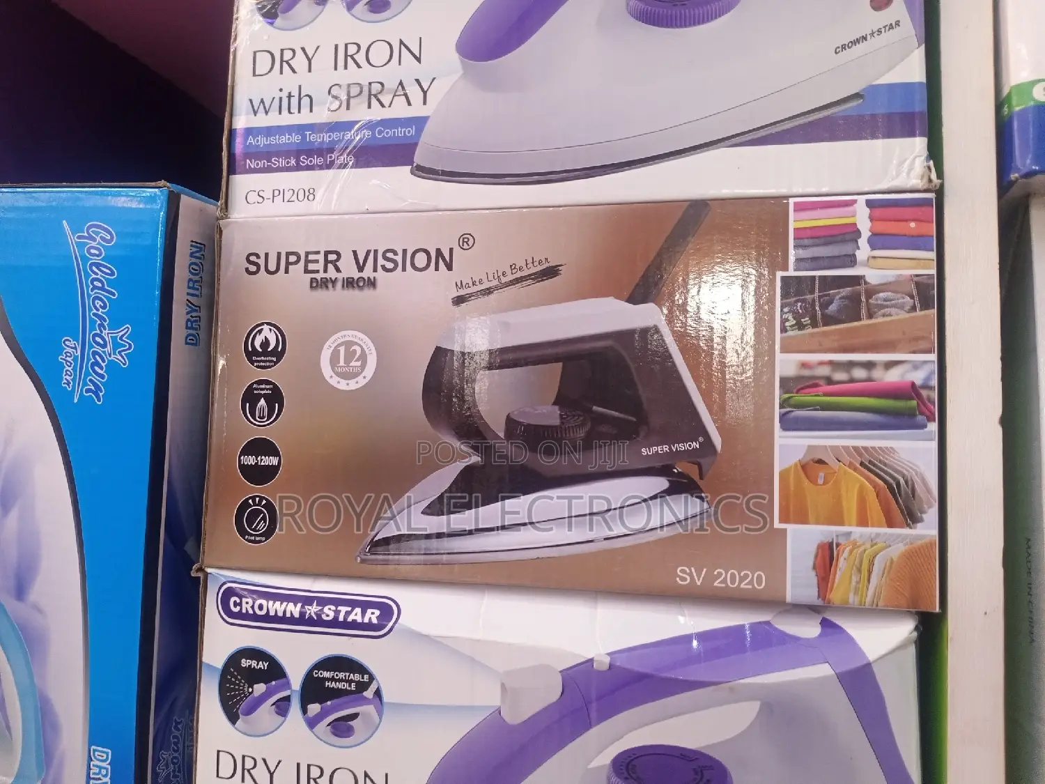 Brand New Supervision 1200W Automatic Dry Iron