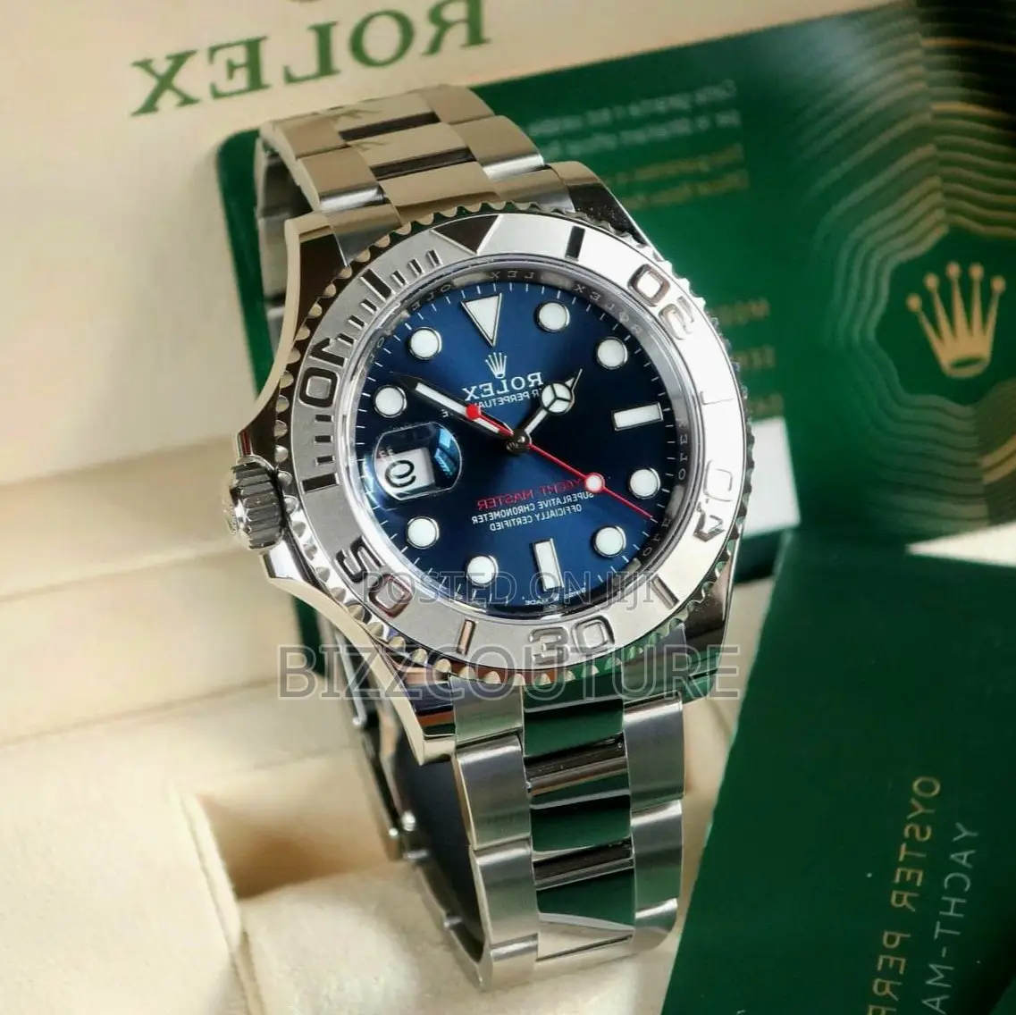 Original ROLEX YACHATS MASTER Silver Chain Available Instore