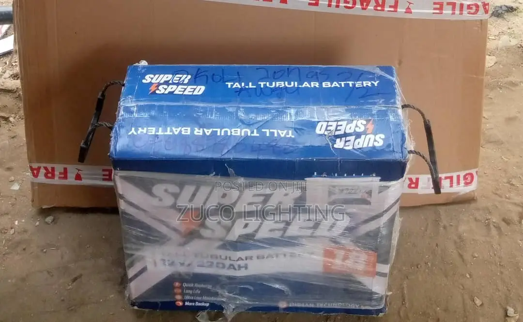 220ams Tubular Solar Power Battery 12v