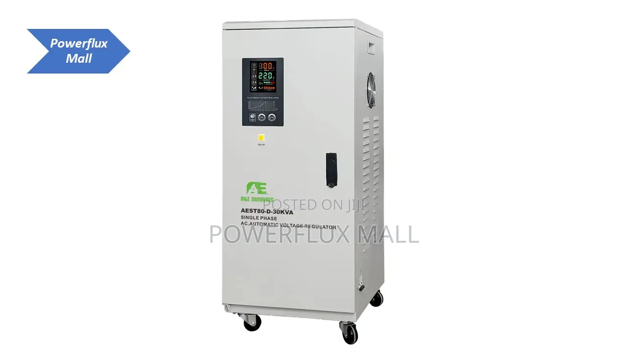 AE Dunamis 30KVA Single Phase Stabilizer AEST80-D-30KVA