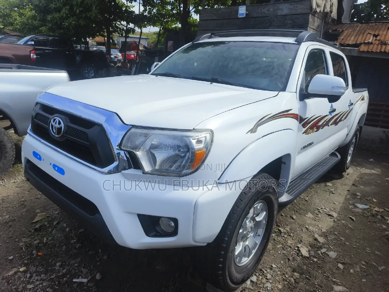 Toyota Tacoma Double Cab 4x4 4.0L V6 5-Speed Automatic 2013 White