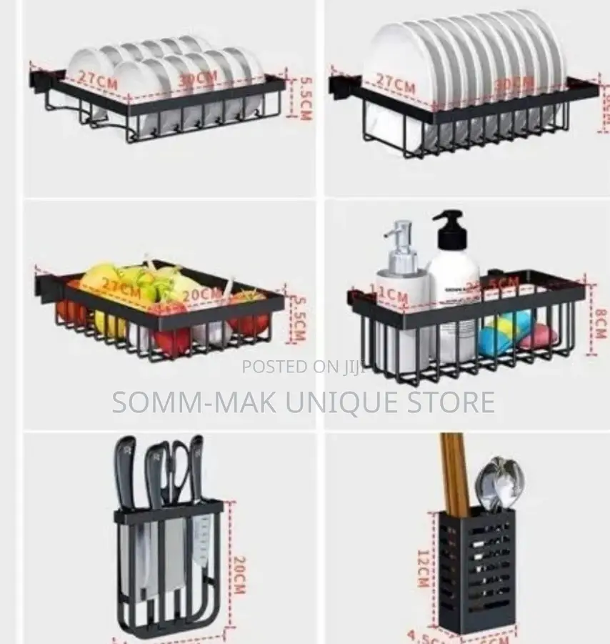 Over the Sink Stainless Steel Dish Drainer Rack - 65cm