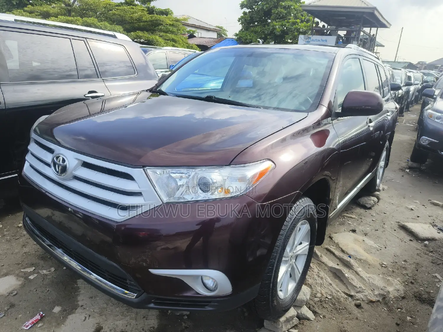Toyota Highlander Limited 3.5L 2WD 2013 Burgundy