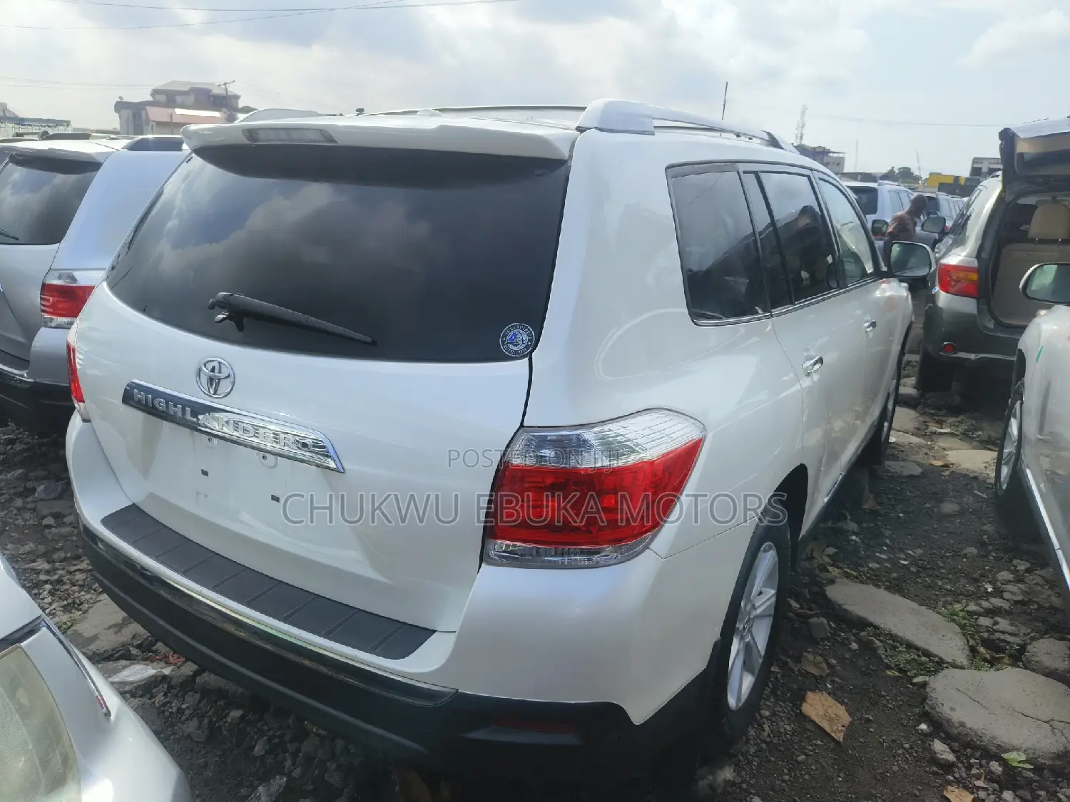 Toyota Highlander Limited 2012 White