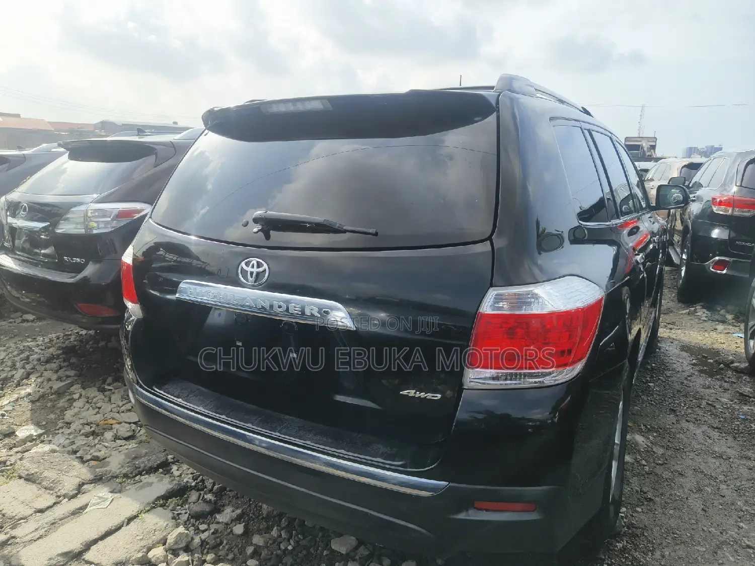 Toyota Highlander Limited 2012 Black