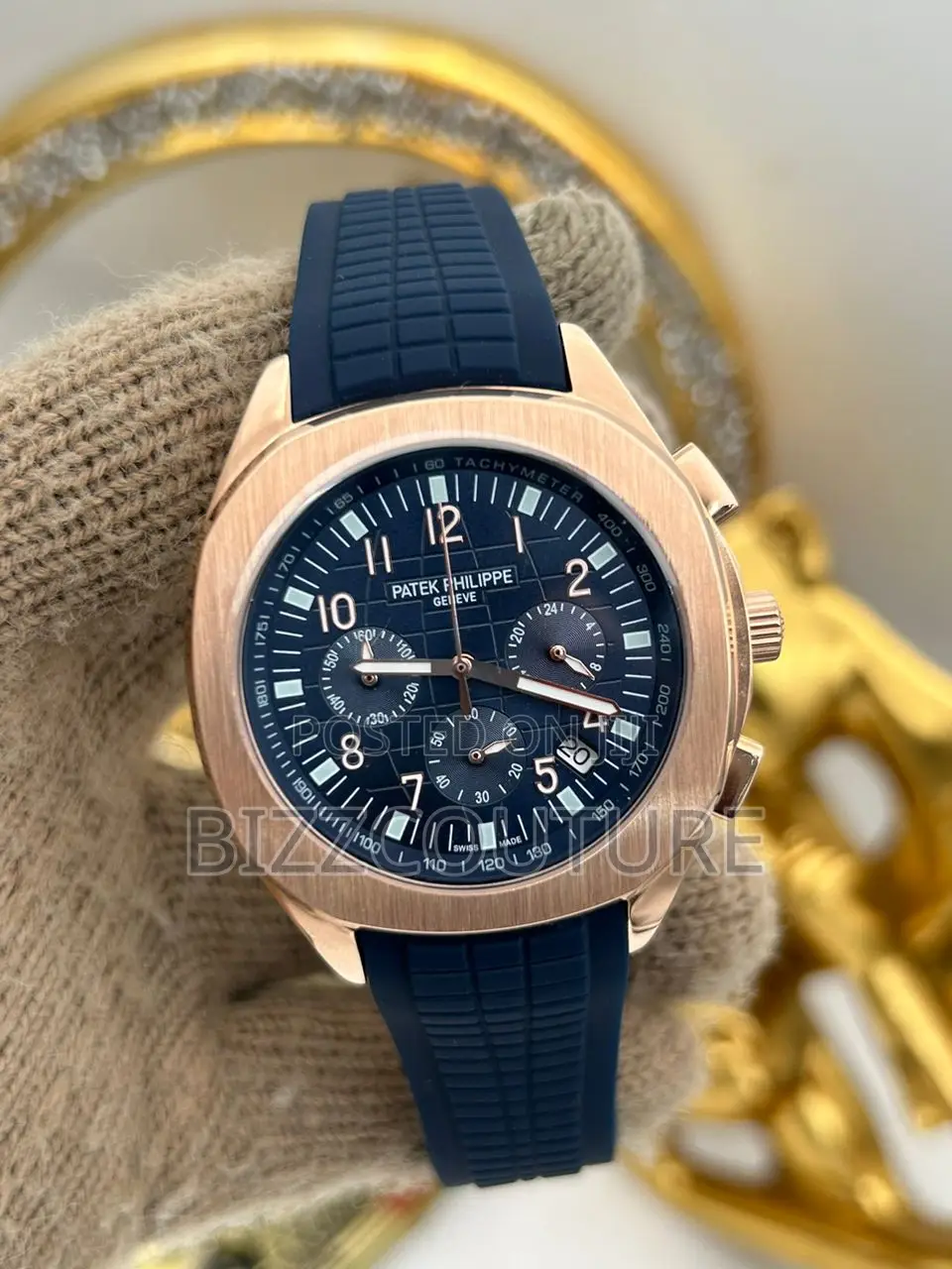 Original PATEK PHILIPPE RUBBER STRAP Available in Store