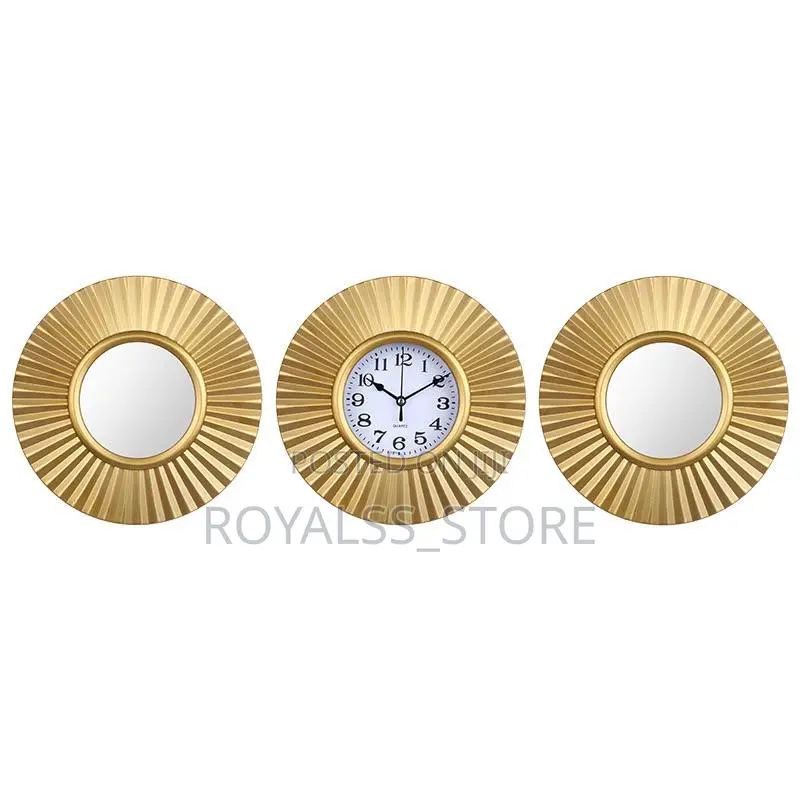 Modern Decorative Mirror With Clock
3 Set