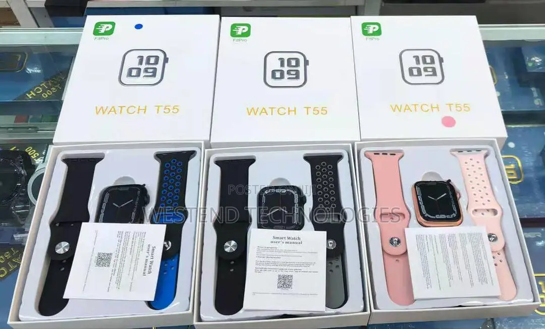 T55 Smart Watch With Bluetooth Call, Blood Pressure Monitor