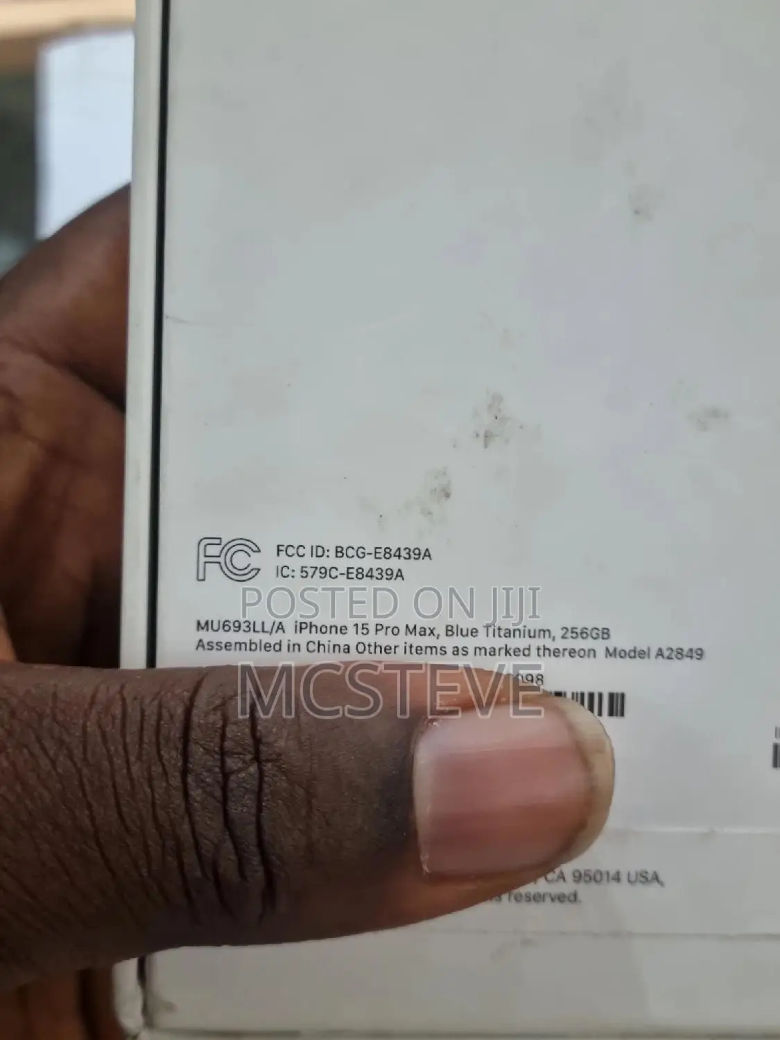 New Apple iPhone 15 Pro Max 256 GB Blue