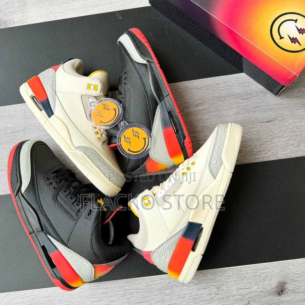 Original Air Jordan 3 Retro X J Balvin Sneakers