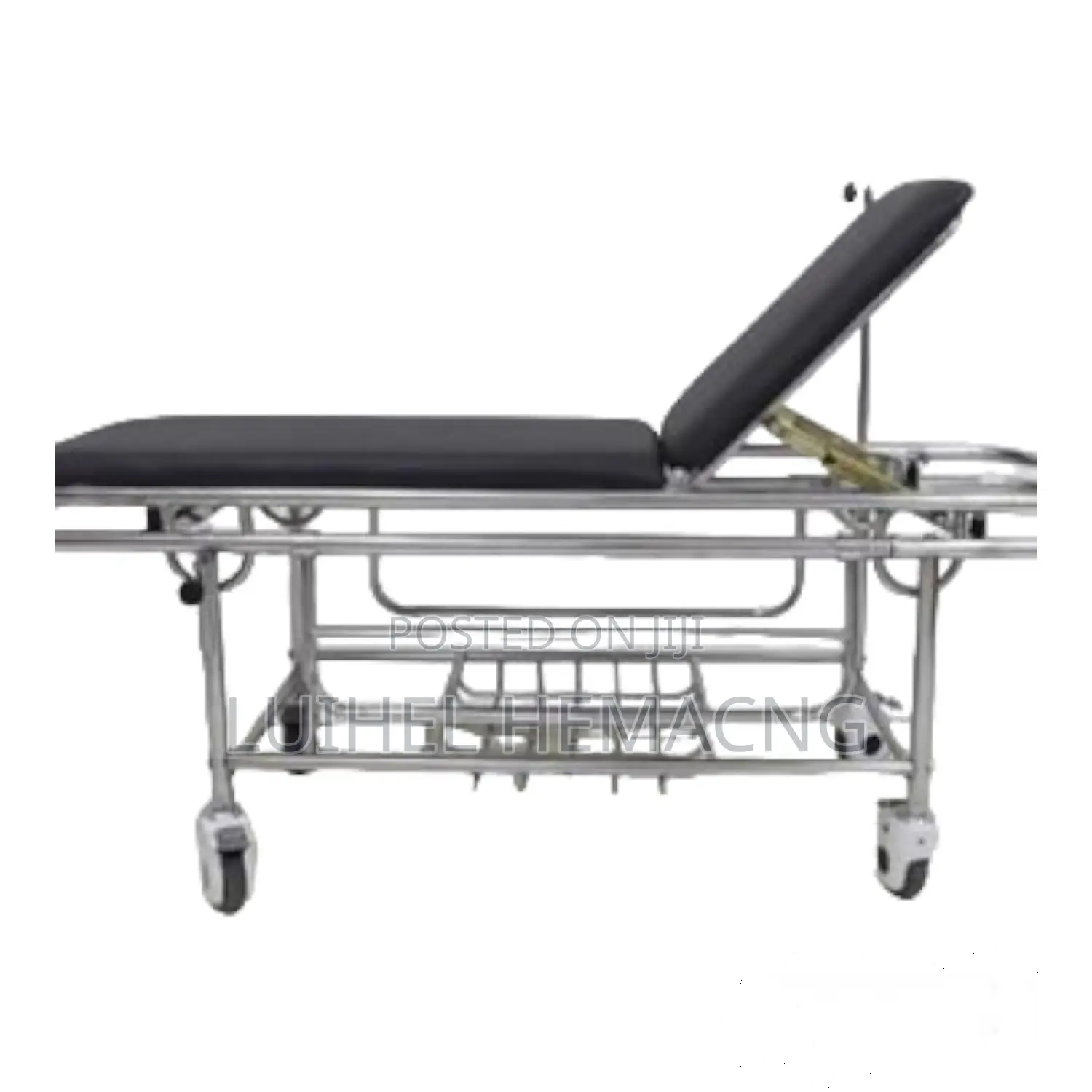 Patient Transfer Trolley Stretcher With Backrest