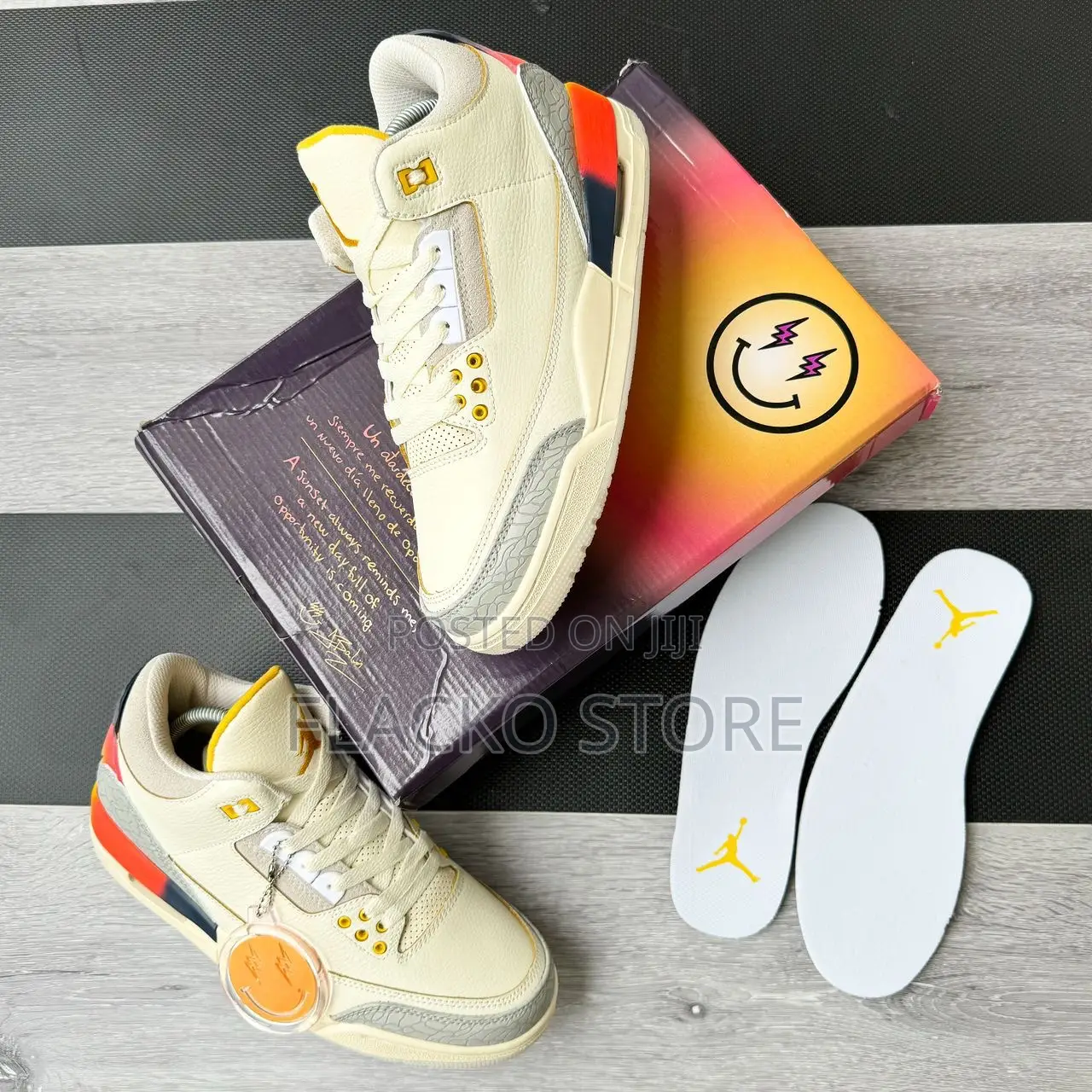 Original Air Jordan 3 Retro X J Balvin Sneakers
