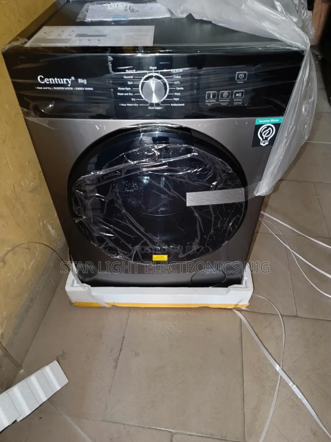Inverter Washing Machine and Dryer 8kg Century
