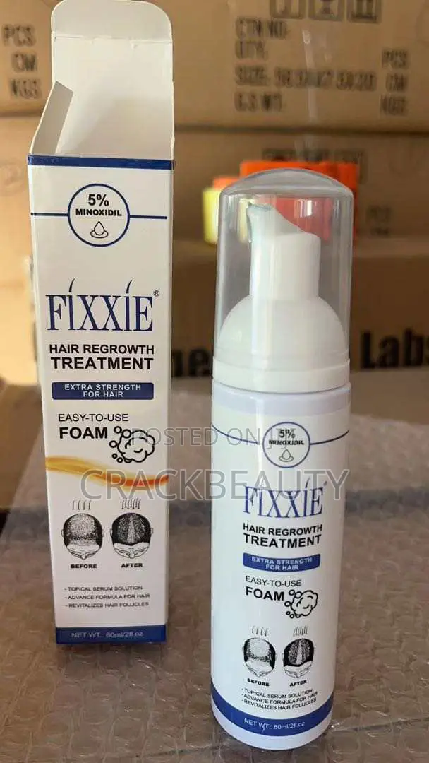 FIXXIE 5% Minoxidil Foam for Hair Regrowth Treatment