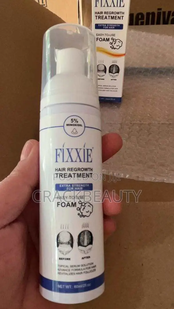 FIXXIE 5% Minoxidil Foam for Hair Regrowth Treatment