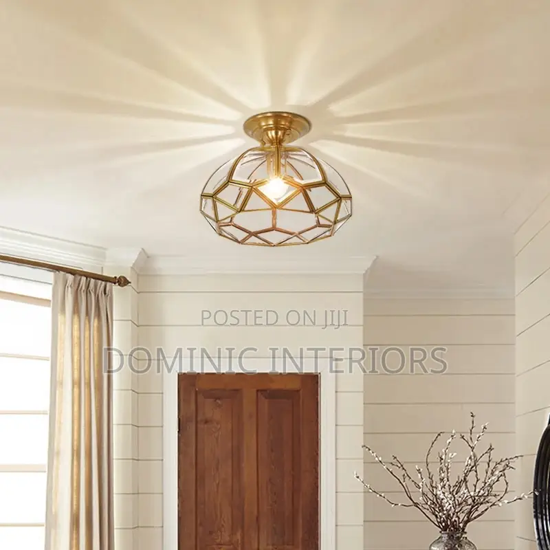 Round Glass Simple Chandelier