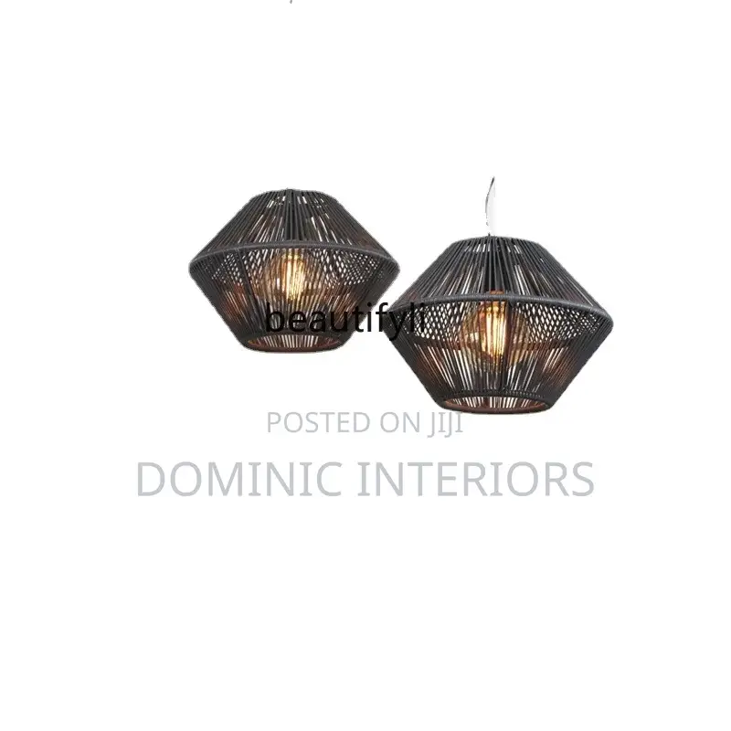 Creative Plastic Woven Lamp