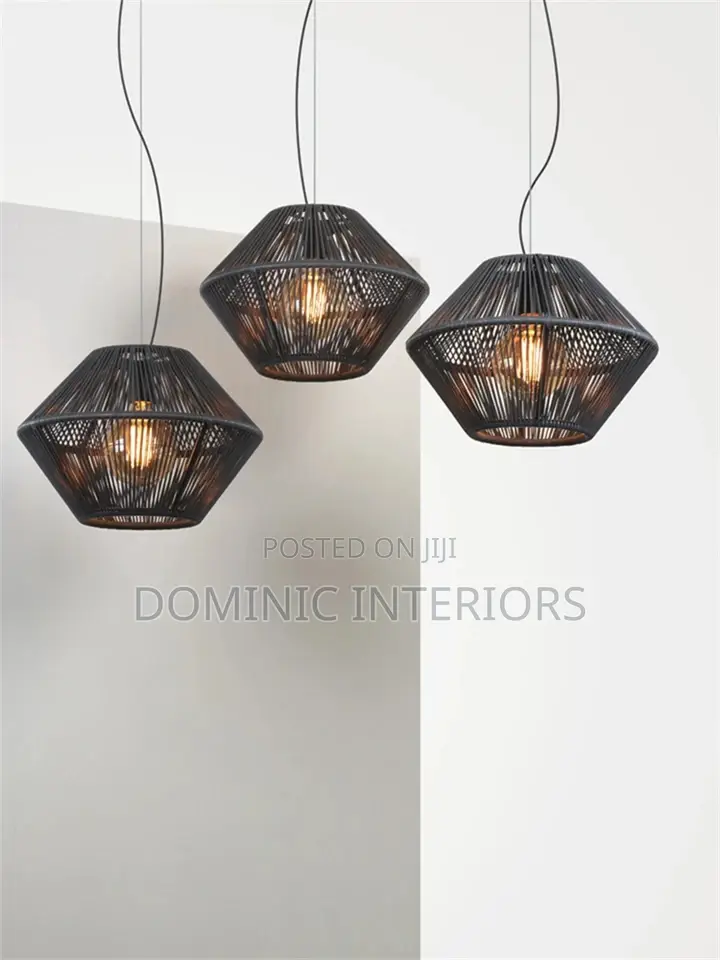 Creative Plastic Woven Lamp