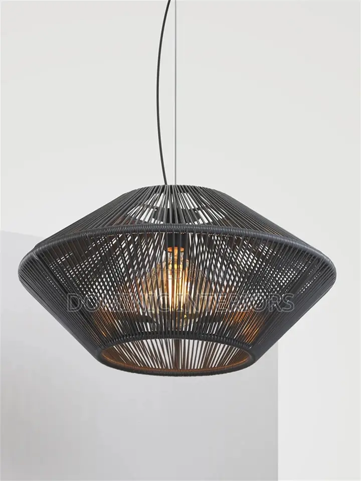 Creative Plastic Woven Lamp
