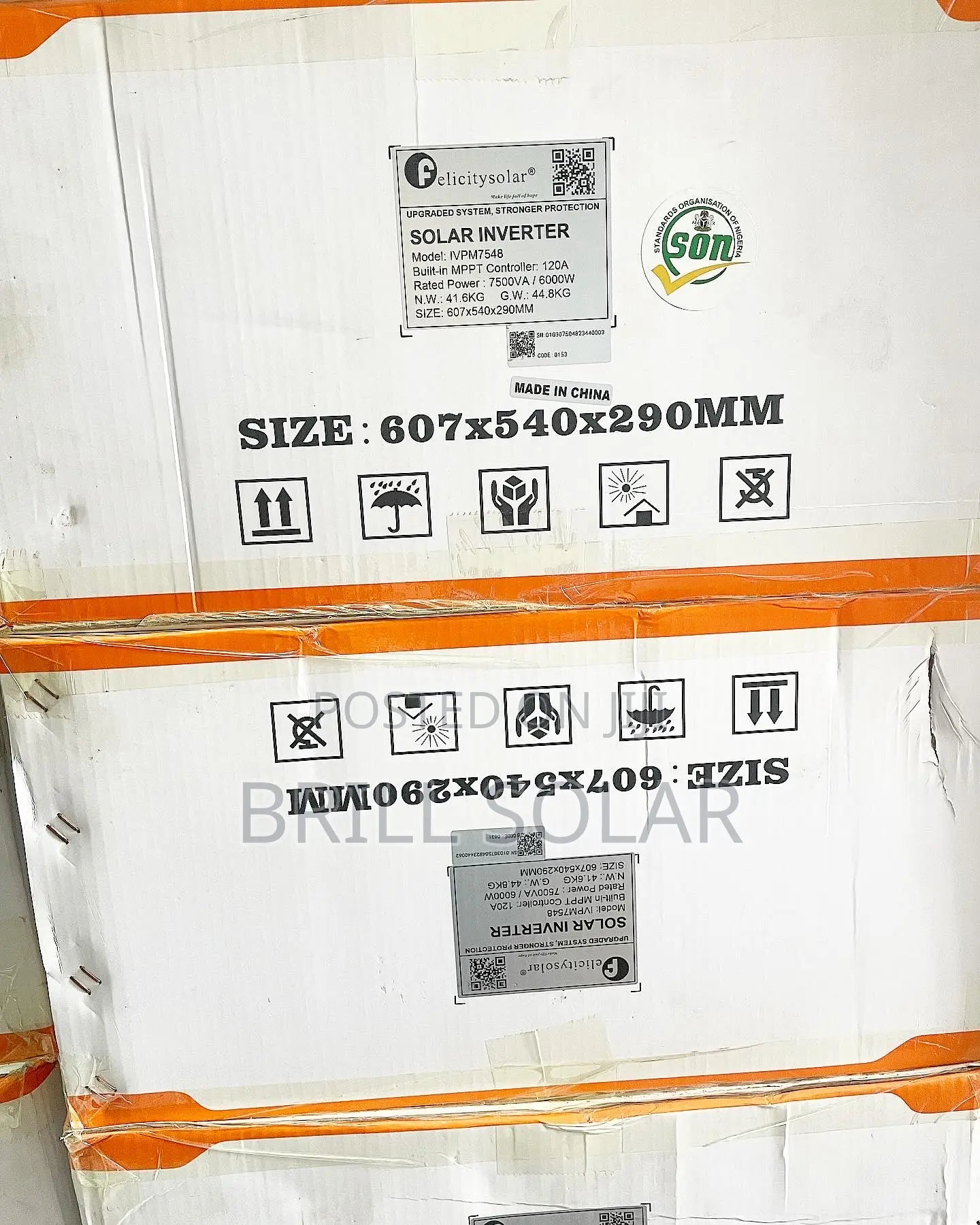 7.5kva, 48v Felicity Pure Sine Wave Hybrid Inverter - Ivpm