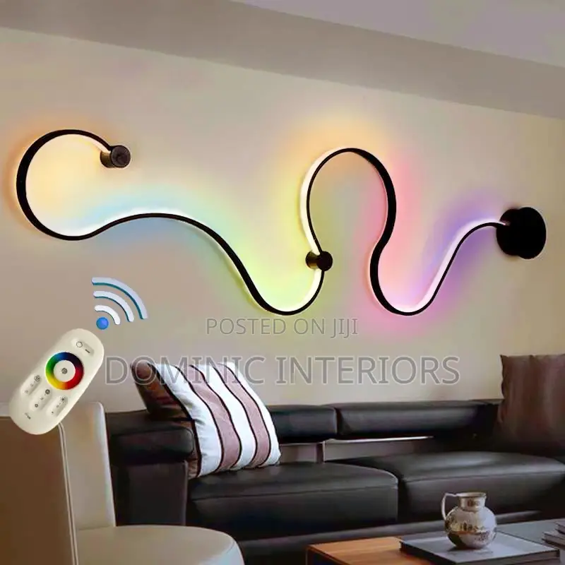 Minimalist S-Shaped Wall Lamp
