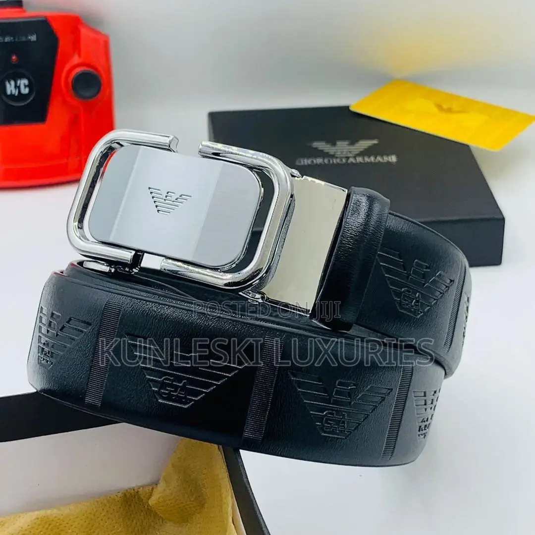 Original Armani Men Leather Belt Collections