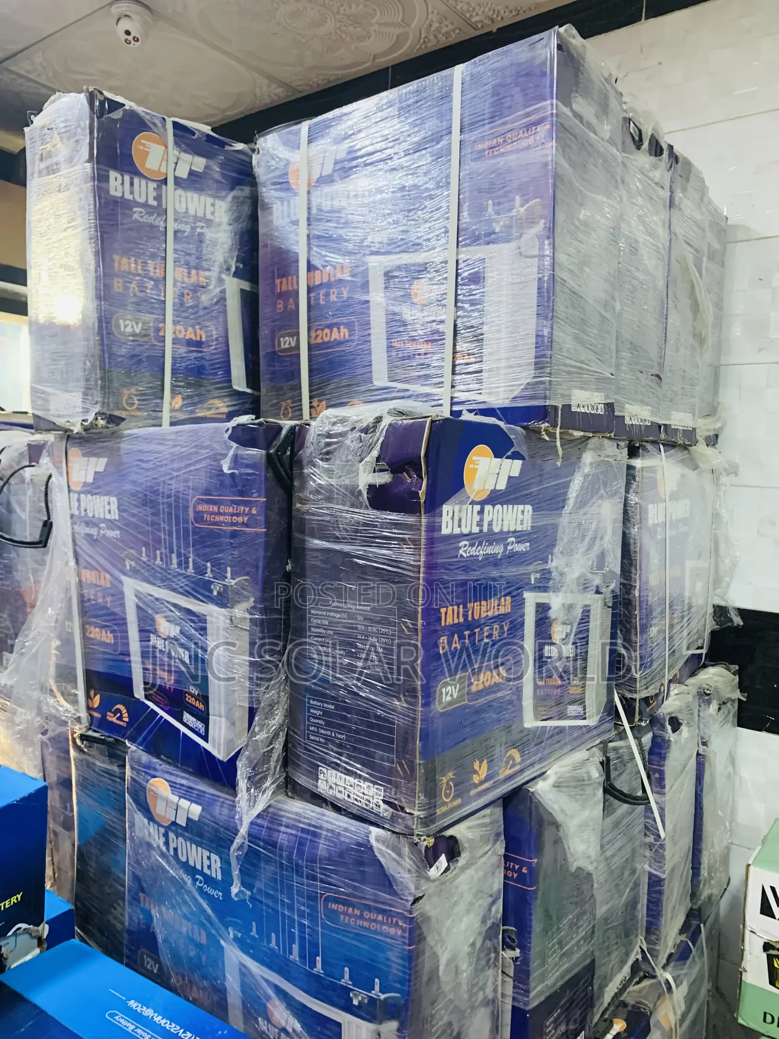 220ah /12v Blue Power Tubular Battery