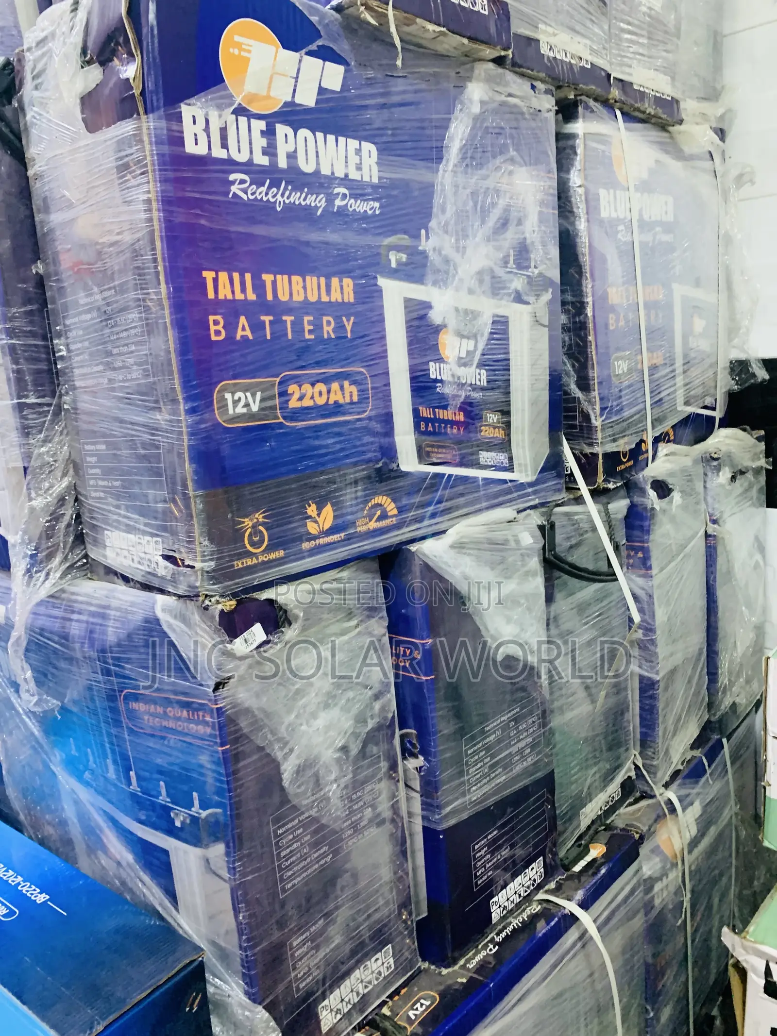 220ah /12v Blue Power Tubular Battery
