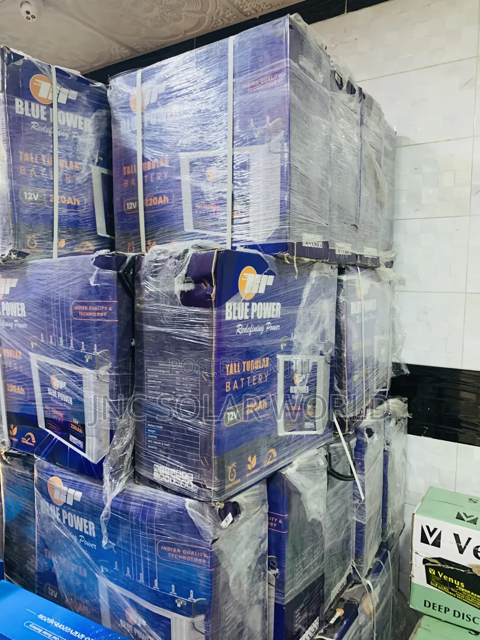220ah /12v Blue Power Tubular Battery