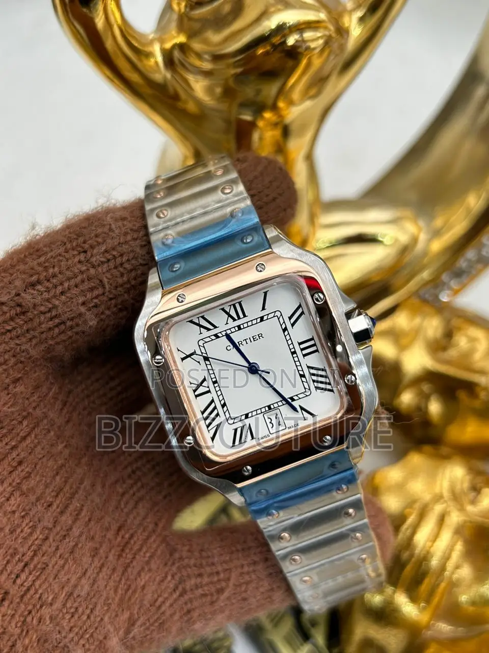 Original CARTIER SILVER CHAIN WATCH Available in Store
