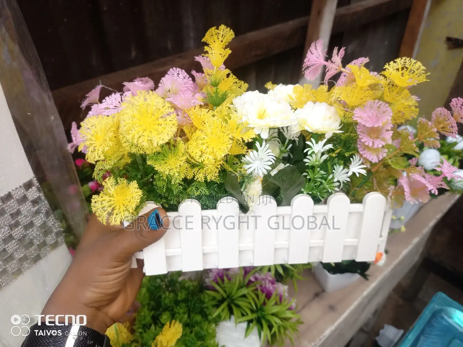 Picket Fence Flower Pot