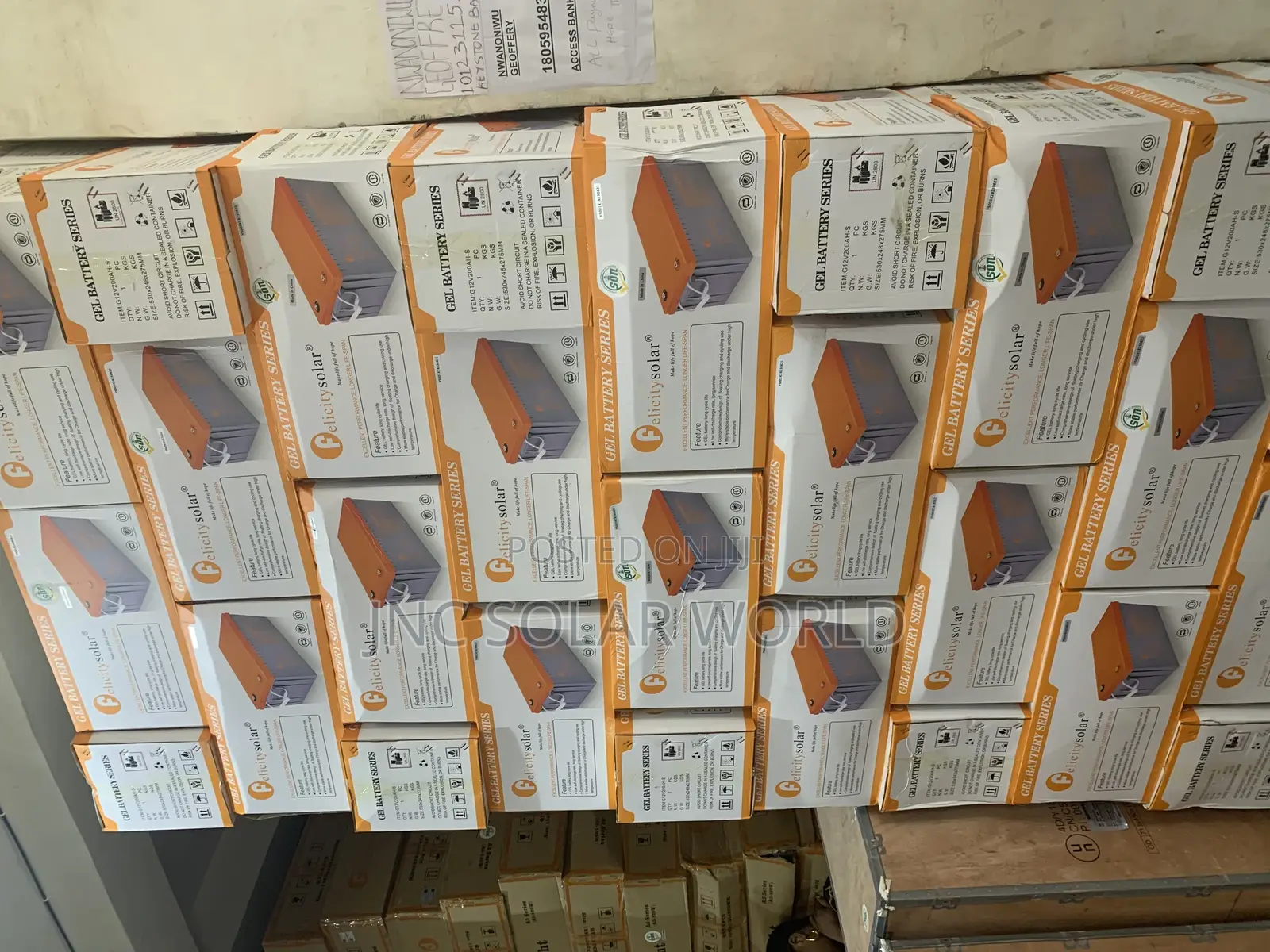 200ah/12 Felicitysolar Dry Cell Battery