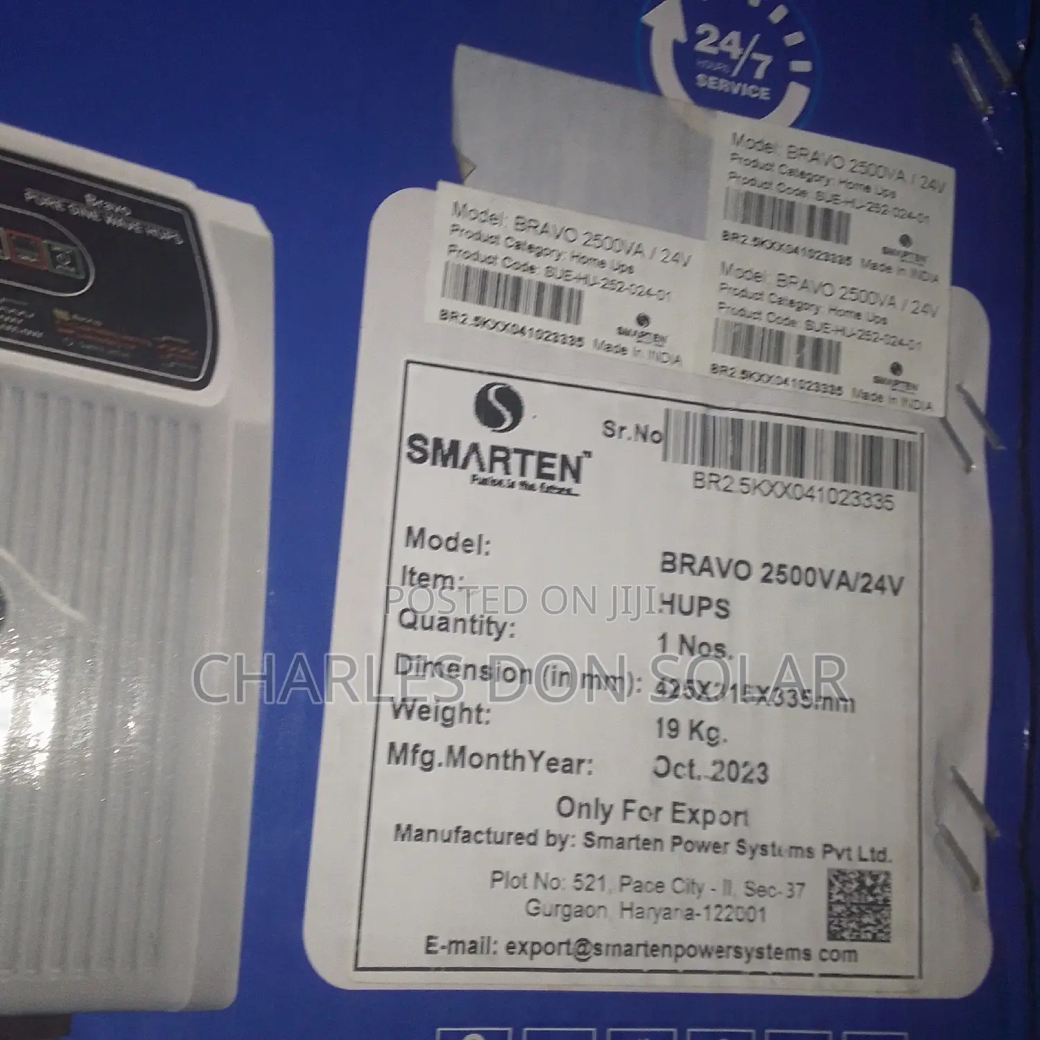 Smarten 2.5kva 24v
