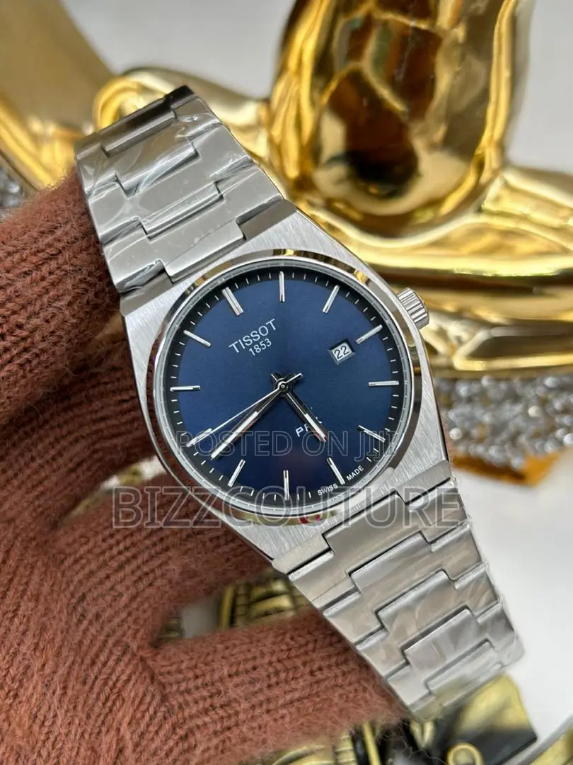 Original TISSOT BLUE Dail SILVER WATCH Available in Store