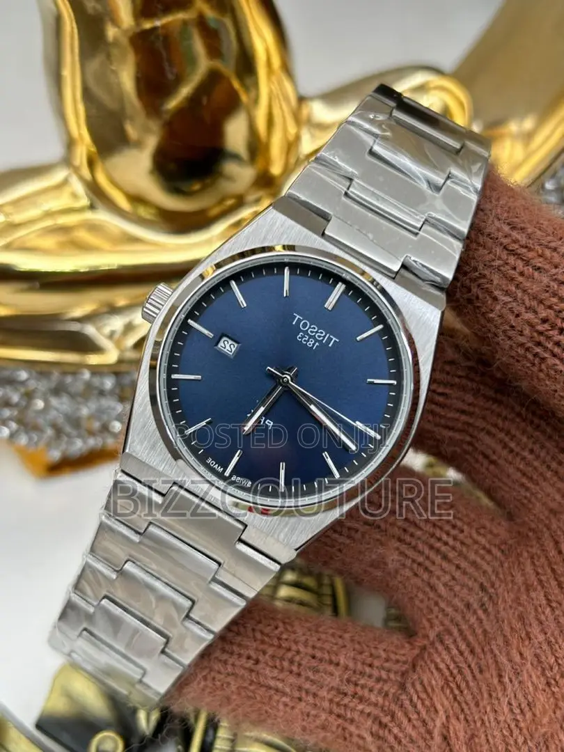 Original TISSOT BLUE Dail SILVER WATCH Available in Store