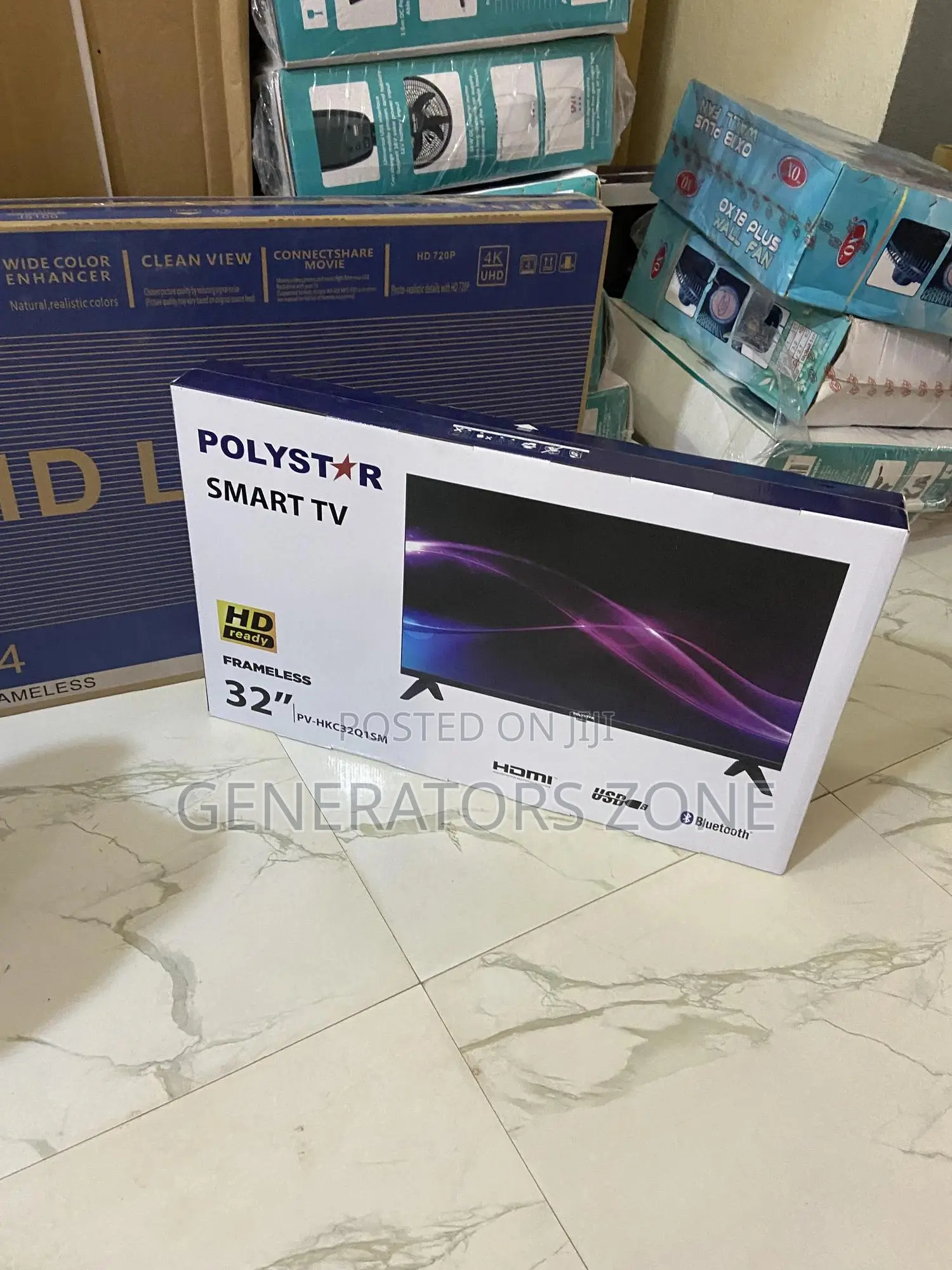 Amazing Pv-32q15m Polystar Smart TV