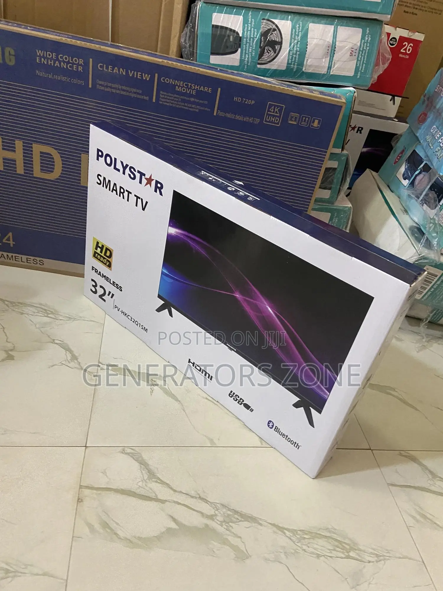 Amazing Pv-32q15m Polystar Smart TV