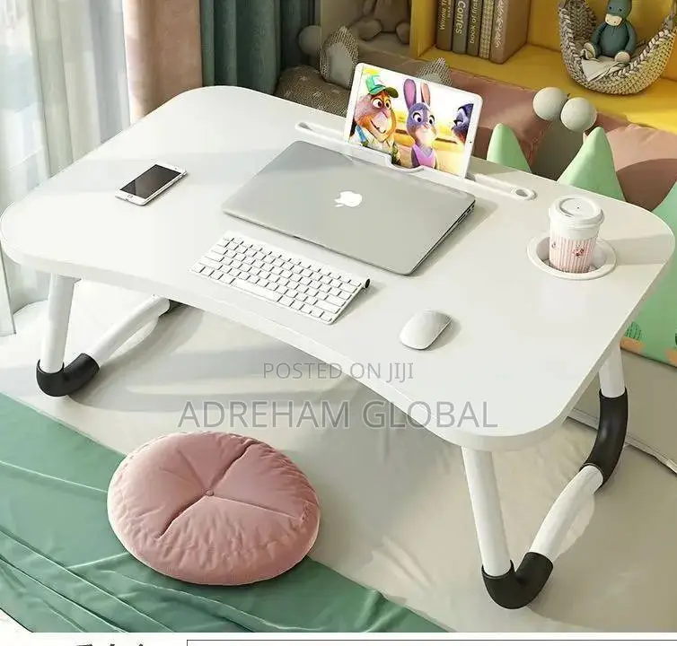Laptop Table With Drawer and Cup Holder