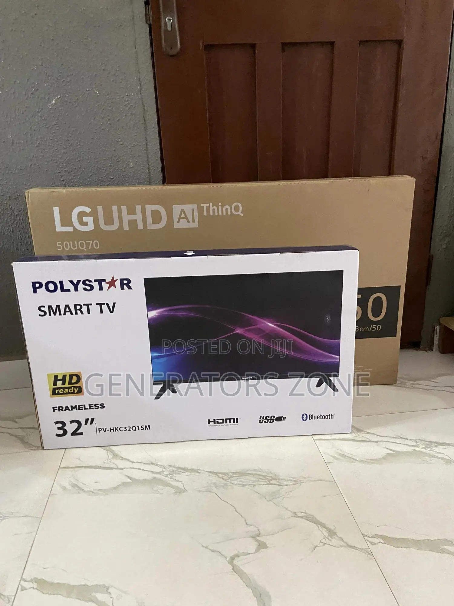 Environment Friendly 32inch Polystar Smart TV